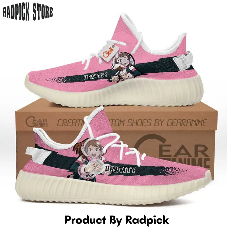 Ochaco uraraka yeezy shoes anime sneakers  rp155155155